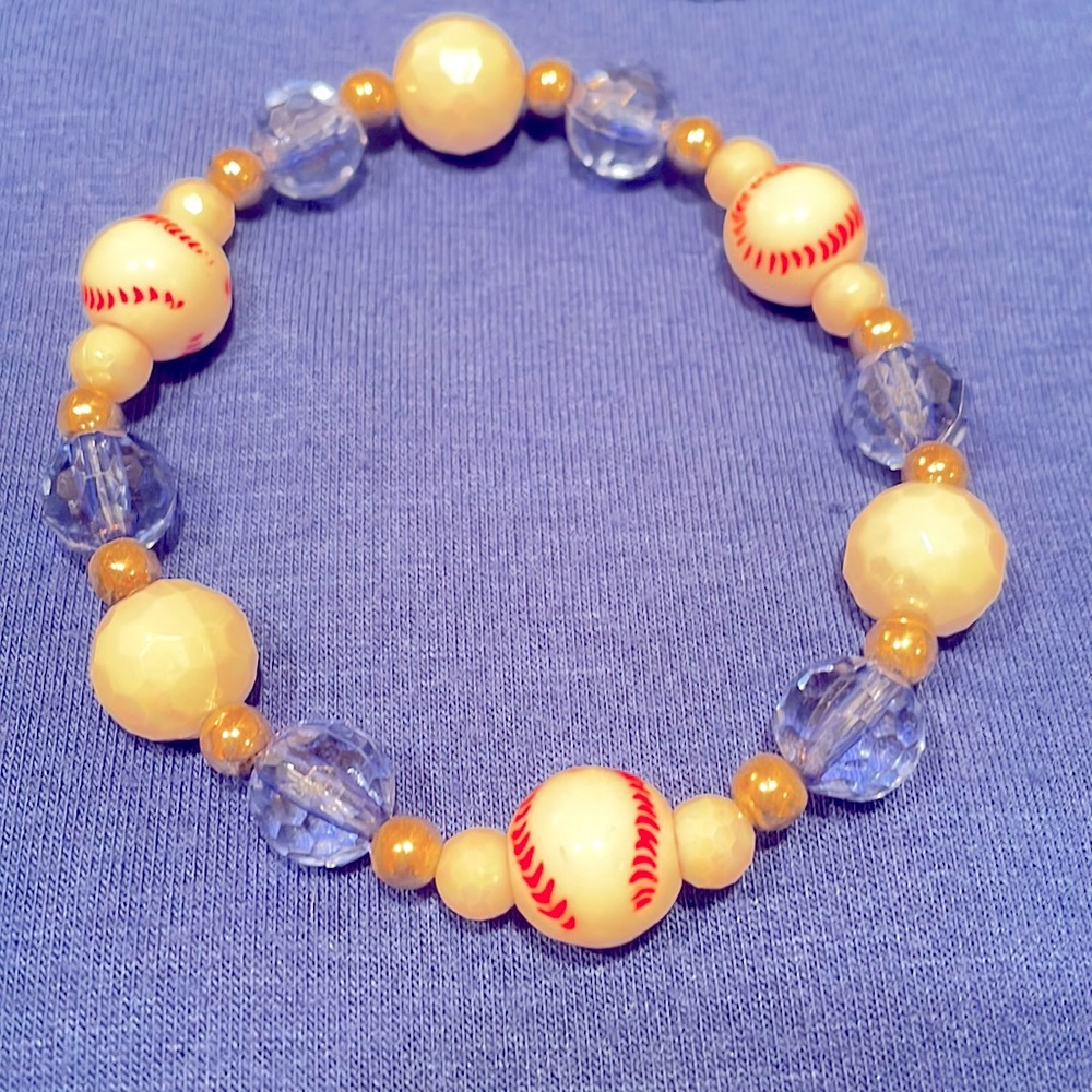 Cute Baseball Bracelet